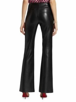 Alice + Olivia Teeny Flared Vegan Leather Pants -Alice + Olivia Sales unnamed file 661