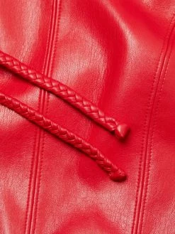 Alice + Olivia Leandra Vegan Leather Minidress -Alice + Olivia Sales unnamed file 677