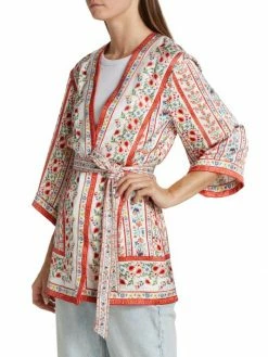 Alice + Olivia Domino Floral Satin Kimono -Alice + Olivia Sales unnamed file 704