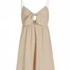 Alice + Olivia Melvina Tie-Front Cut-Out Minidress -Alice + Olivia Sales unnamed file 716