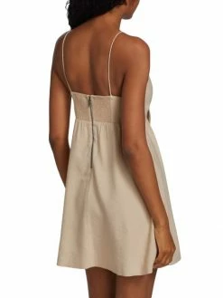 Alice + Olivia Melvina Tie-Front Cut-Out Minidress -Alice + Olivia Sales unnamed file 720