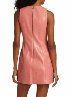 Alice + Olivia Daven Vegan Crocodile Minidress -Alice + Olivia Sales unnamed file 769