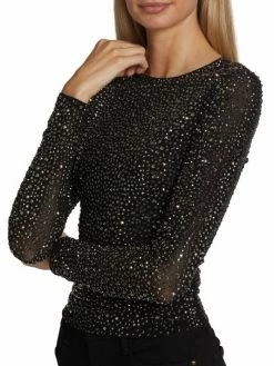 Alice + Olivia Delaina Embellished Top -Alice + Olivia Sales unnamed file 825