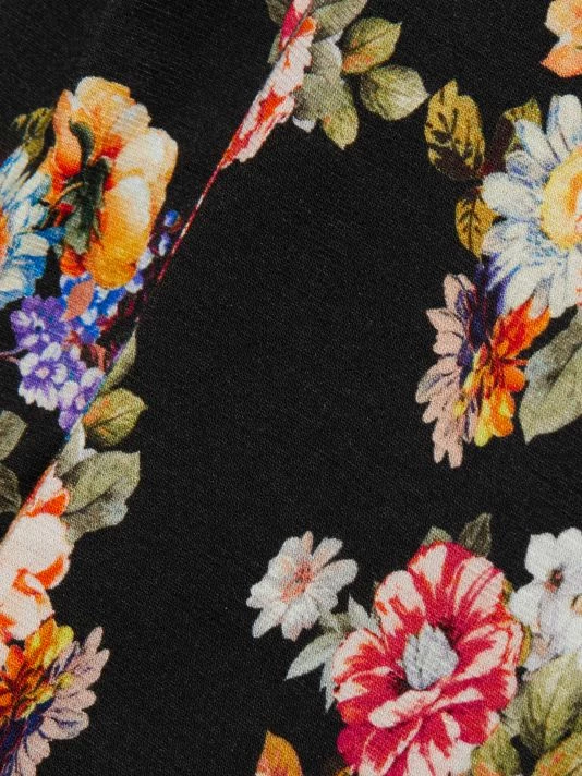 Alice + Olivia Delora Fitted Floral Midi-Dress 9 Alice + Olivia Delora Fitted Floral Midi-Dress - Image 7