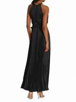 Alice + Olivia Alycia Pleated Halter Dress -Alice + Olivia Sales unnamed file 861