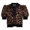 Alice + Olivia Kitty Leopard Puff-Sleeve Cardigan -Alice + Olivia Sales unnamed file 871
