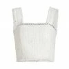 Alice + Olivia Coralie Frayed Crop Top -Alice + Olivia Sales unnamed file 878