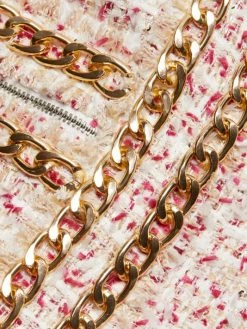 Alice + Olivia Kidman Chain-Trim Cropped Jacket -Alice + Olivia Sales unnamed file 907