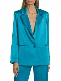 Alice + Olivia Denny Satin Blazer -Alice + Olivia Sales unnamed file 924