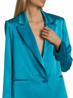 Alice + Olivia Denny Satin Blazer -Alice + Olivia Sales unnamed file 927