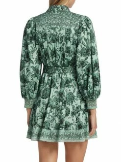 Alice + Olivia Tiffie Floral Belted Minidress -Alice + Olivia Sales unnamed file 951