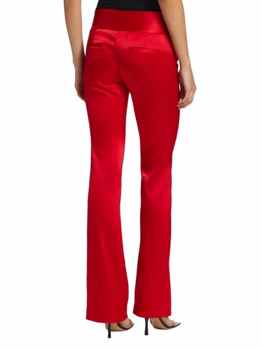 Alice + Olivia Olivia Flared Satin Pants 7 Alice + Olivia Olivia Flared Satin Pants - Image 5