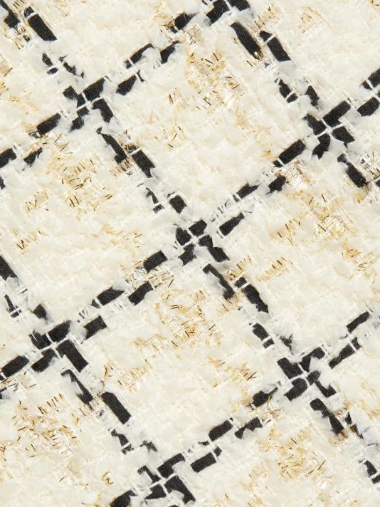 Alice + Olivia Kidman Embellished Tweed Jacket 9 Alice + Olivia Kidman Embellished Tweed Jacket - Image 7