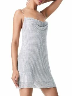 Alice + Olivia Harmony Chainmail Slip Dress -Alice + Olivia Sales unnamed file 985