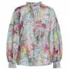 Alice + Olivia Julius Printed Button-Front Blouse -Alice + Olivia Sales unnamed file 992